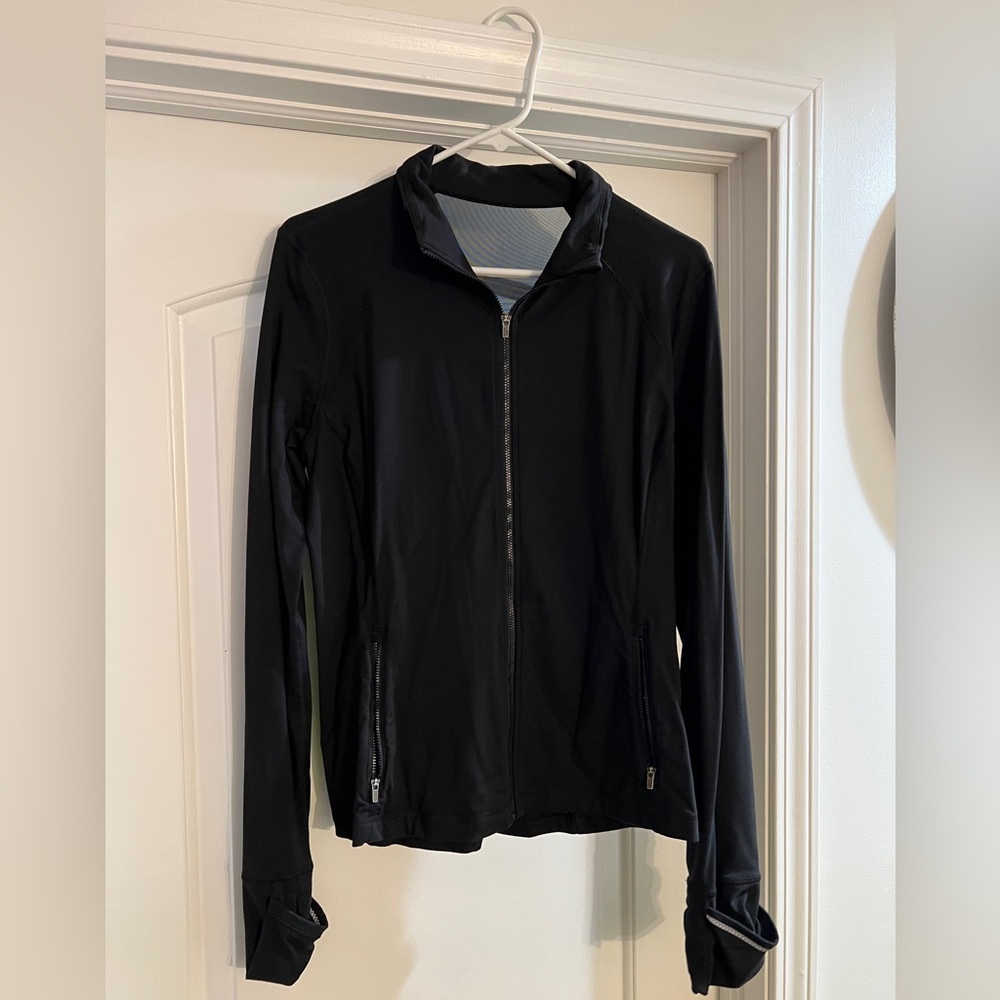 Victoria’s Secret sport black athletic zip up jacket large